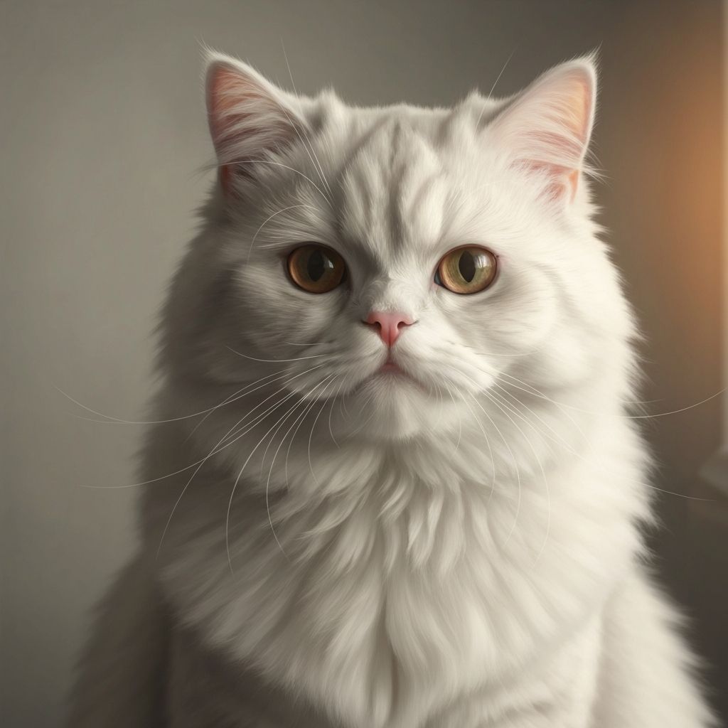 Persian cat portrait