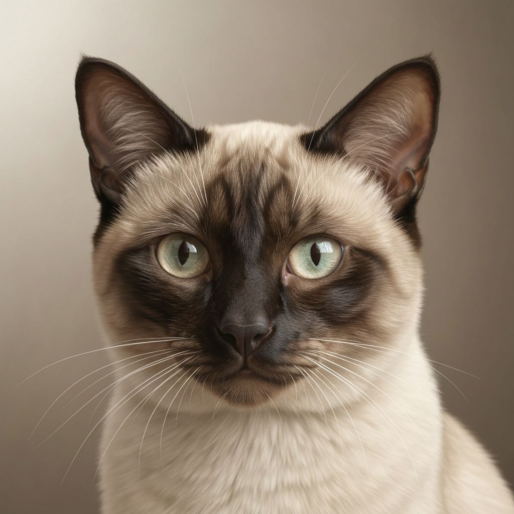 Siamese cat portrait