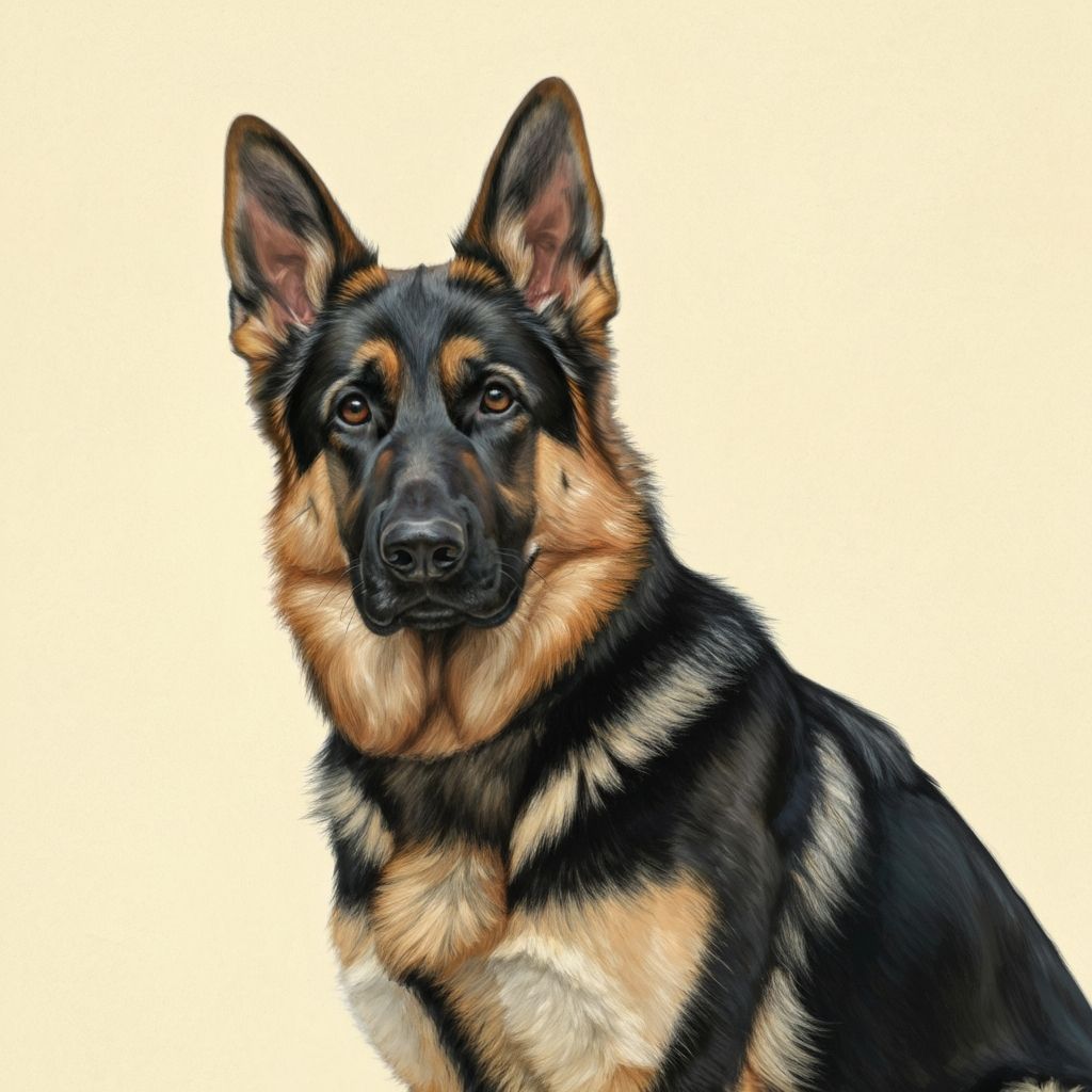 German Shepherd portrait