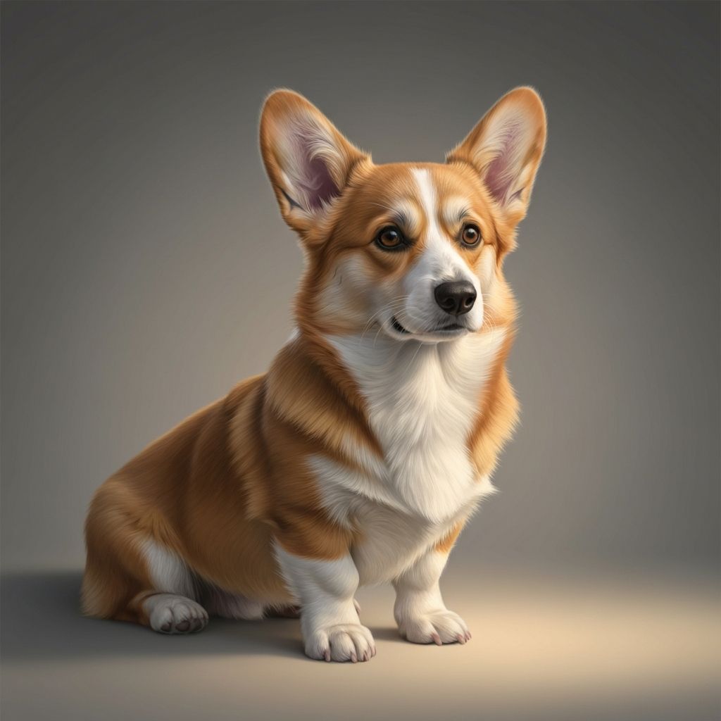 Corgi portrait